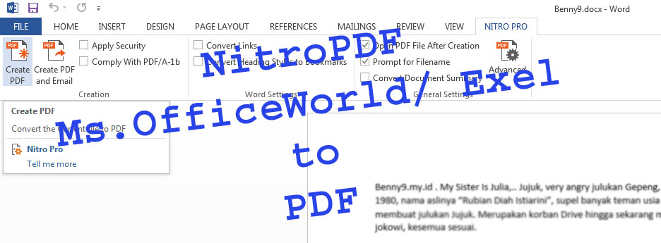 Nitro pro doc to PDF 1